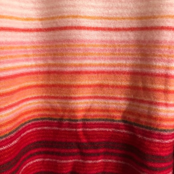 NWT Anthropologie striped crew neck cashmere sweater, size large - Picture 3 of 9